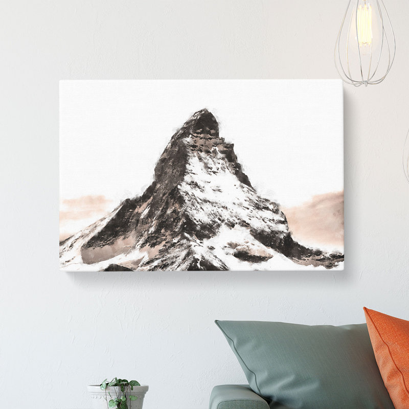 Matterhorn Mountain Switzerland - Wrapped Canvas, 35cm H x 50cm W x 3cm D
