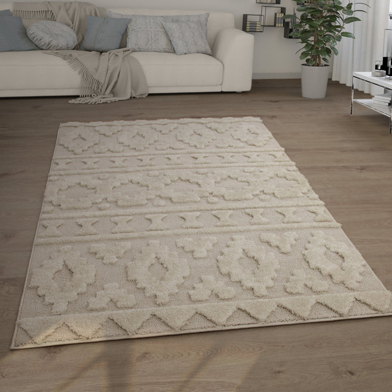 Rectangular Londono Moroccan Shag Area Rug, Rectangle 230 x 330cm