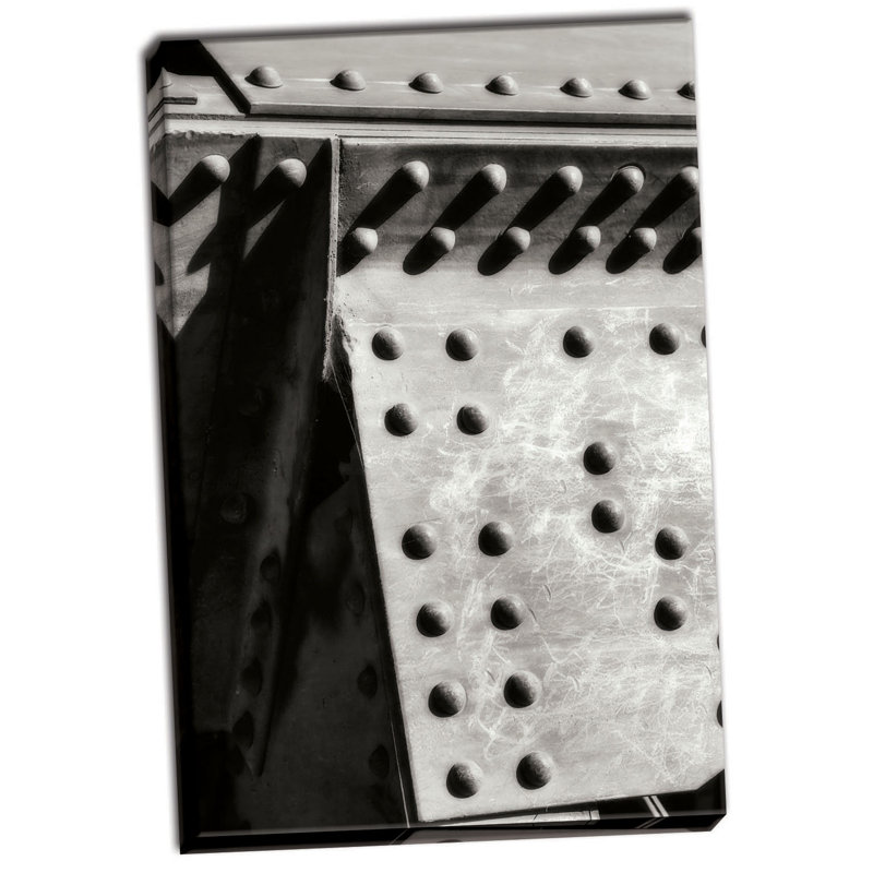 «Rivets and Steel I», reproduction de photo sur toile tendue