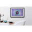 Streetart Purple Friend - Single Picture Frame Print-35739016