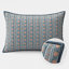 Ensemble de housses de coussin en coton imprimé floral bleu Kunj 20" x 26"-130726809-133726240