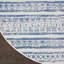 Tapis rayé bleu / blanc-201239044
