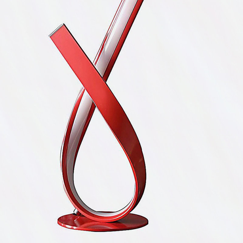 Lampe de table 17 po, Rouge