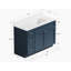 Meuble-lavabo simple avec plateau en quartz Disar-122120506-122120504