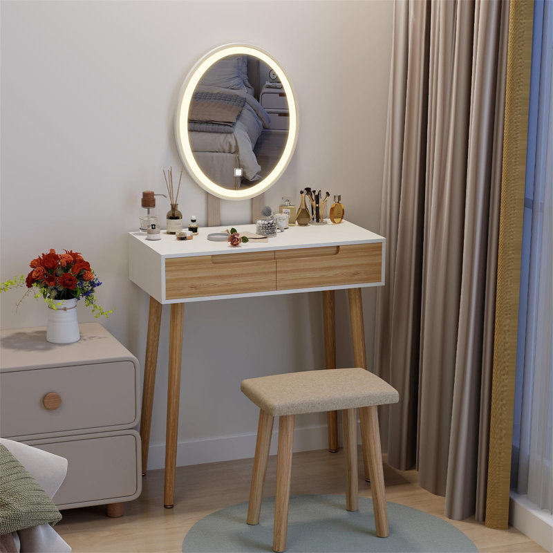 Fontenot Dressing Table with Mirror