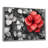 Jaan Monochrome Hydrangeas With Bold Red Accent I - Hydrangea Wall Art-1312688587-1082595067-1082595065