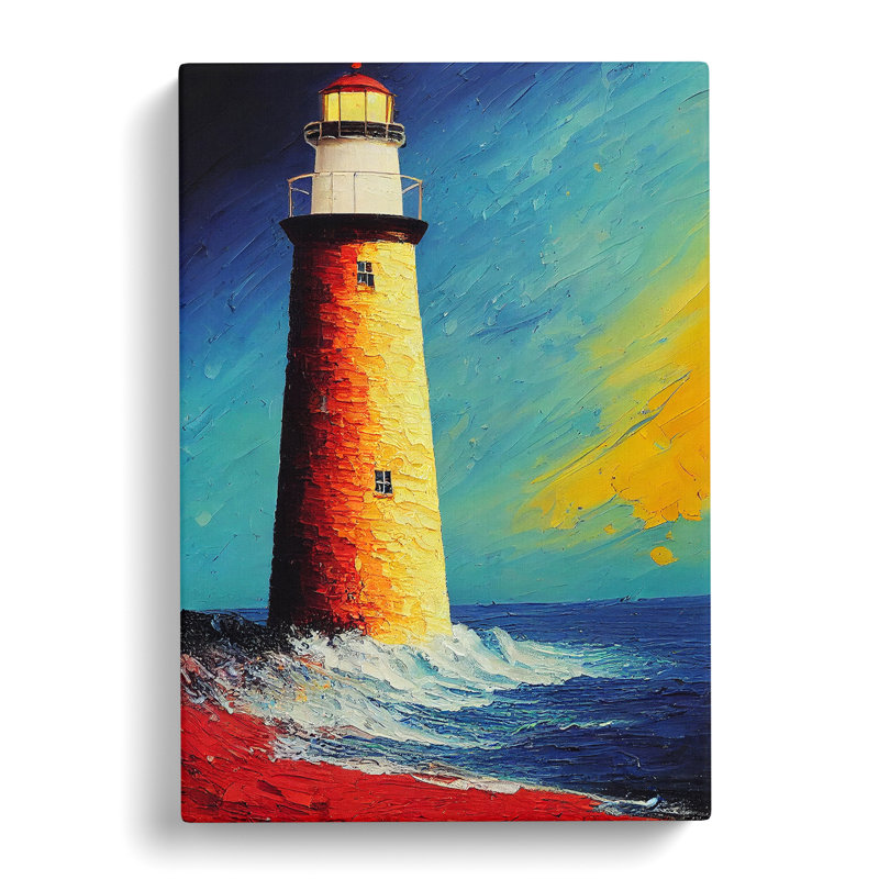 Lighthouse In Colour Vol.4 - Wrapped Canvas, 50cm H x 35cm W x 3cm D