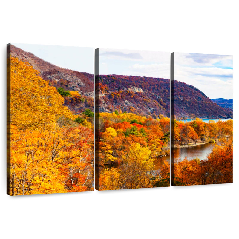 Paysage d'ours d'automne Alvord, H 32 po x l 50 po
