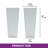 28" Tall Planters for Outdoor Plants, Large Indoor Plant Pot with Drainge Holes & Plugs, Weather-Resistant Plant, White-1699820609