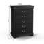 Commode à finition cerisier foncé 1Pc-577938100