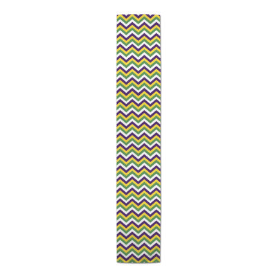 Dani-Lee Chevron Cotton Blend Table Runner