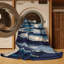  Tapis bord de mer lavable au clair de lune-773677952