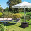 Table d'appoint en acier pour terrasse Bertina