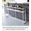  Yamazaki Home Tower Long Console Table For Entryway Or Hallways, Narrow Behind Sofa Table With Wooden Top And Metal Shelf - Shelf, 26" - Steel-99182030