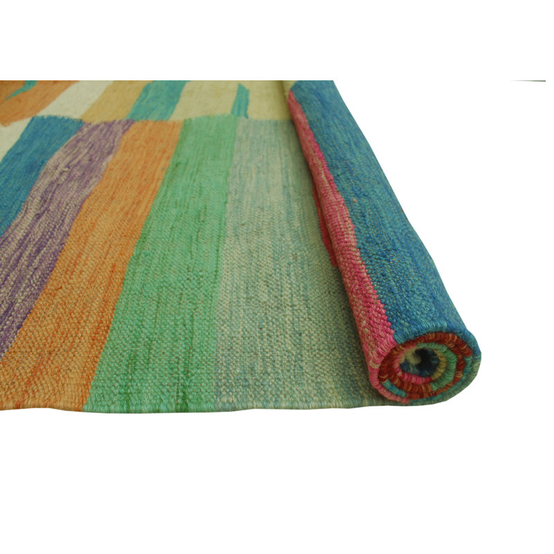 Brendalis Wool Striped Indoor Rug