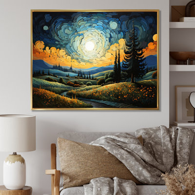 " Vangogh The Swaying Cypress III "