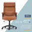 Fauteuil de bureau de grande taille, grand et ergonomique, coussin de siège à double couche et dossier ergonomique Click 365-104411446