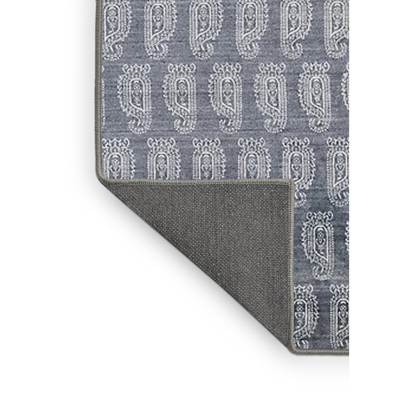 Tapis géométrique gris, Rectangle 7 pi x 10 pi
