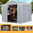 6 ft. W x 8 ft. D  Resin Storage Shed