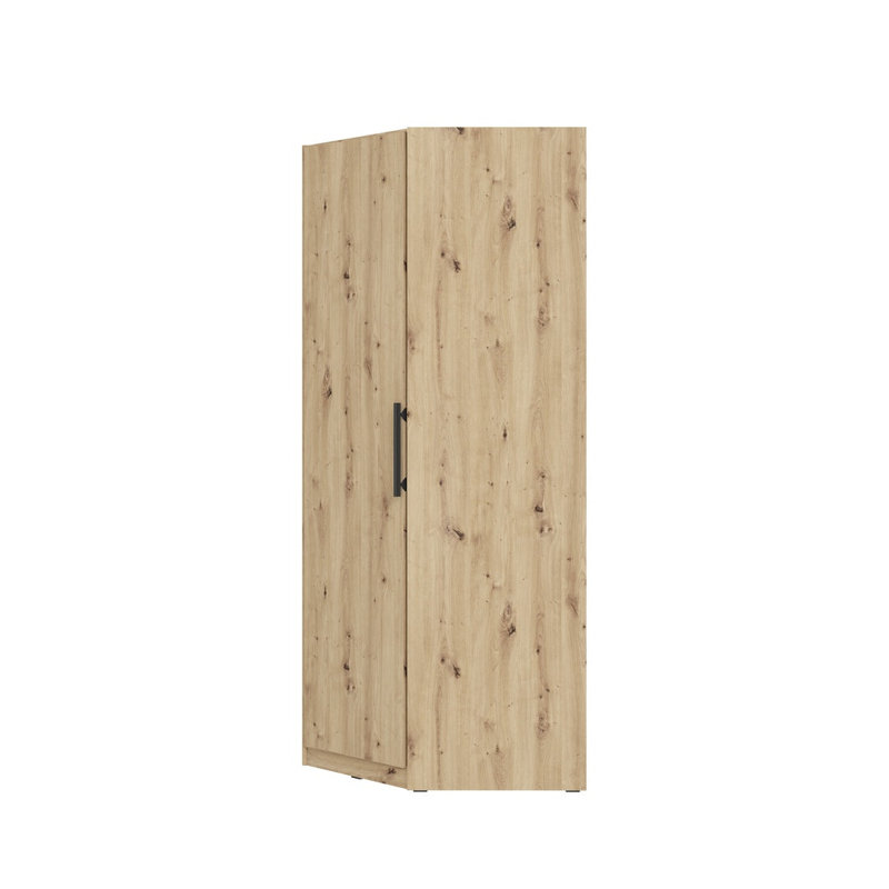Charlsea Corner Wardrobe in Artisan Oak, 95 cm