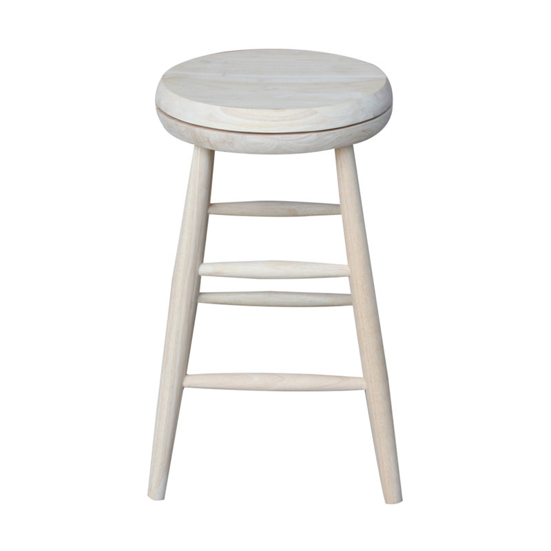 Tabouret tournant et court Bailey-Mai, Tabouret de comptoir - assise de 25,2 po de hauteu