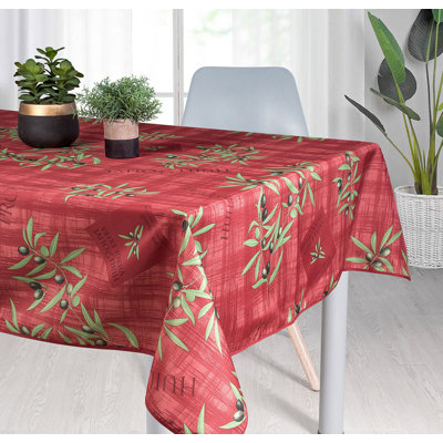 Connersville Provence Olive Tablecloth