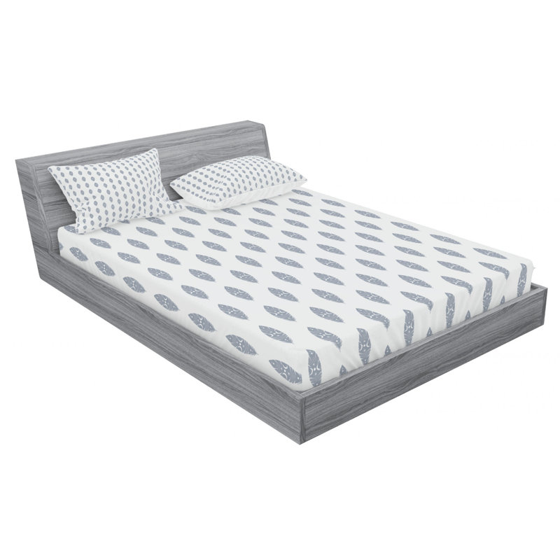 Microfiber Sheet Set, Queen Sheet Set with Fitted Sheet