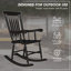 Chaise berçante en bois Classic Comfort