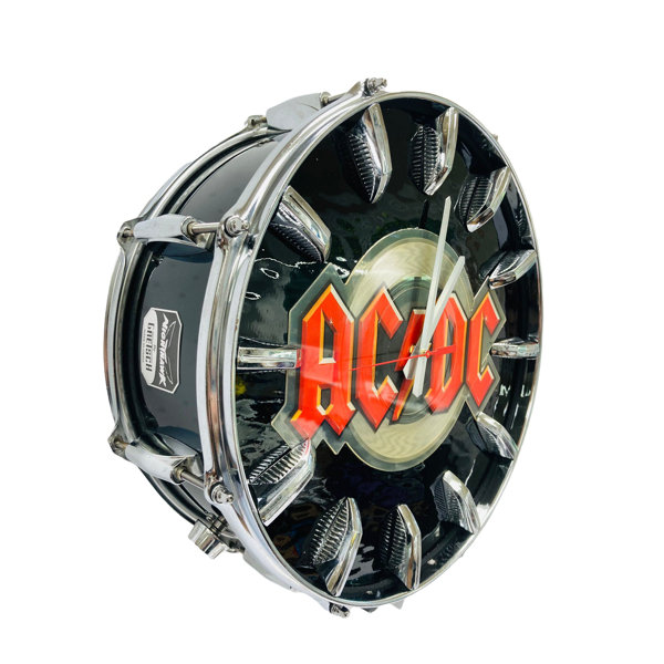 Rocking The Clock Ac Dc Wall Clock | Wayfair