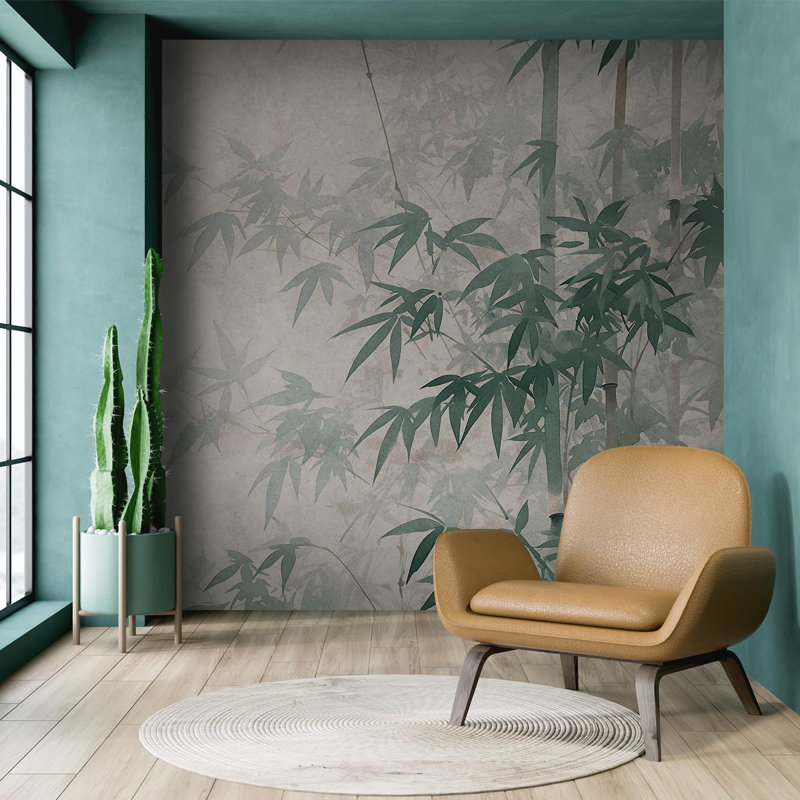Abstract Floral Peel & Stick Border, 120" L x 96" W