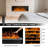 3D Water Vapor Fireplace with Humidifier Electric Fireplaces Realistic Colorful Flame Steam Fireplaces for Home Office Hotel Decoration 31.5"-1334439845-1309507887