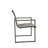Serenata Sling Arm Chair - Gray With Gray SlIng-83259809