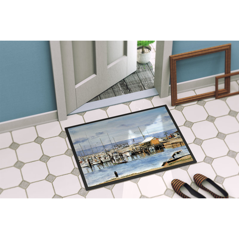 Rug, Rectangle 2' x 3', Blue/Brown