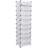 20 Pair Stackable Shoe Storage Cabinet