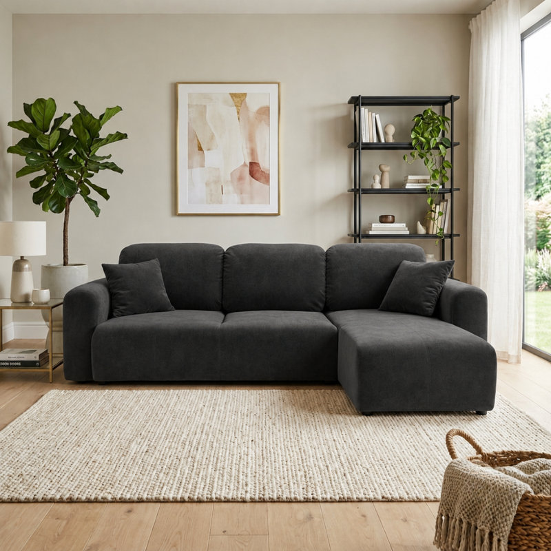 Chandara 3 Seater Sofa Bed, Right Hand Facing Corner Sofa