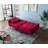 Amalyah 77" Velvet Square Arm Sofabed Sleeper Loveseat-1527053677