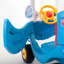 Grow'n Mister Coupe - Voiture-jouet pour enfants avec poignée à pousser, carte d'identité personnalisable, rangement pour le coffre et klaxon de travail - jouet intérieur / extérieur stable pour les tout-petits