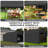 Outdoor Carport 10' X 20' Portable Garage Car Shelter Shade With Removable Sidewalls & Doors, Carport Canopy With Powder-coated Steel Frame For Outdoor Party, Birthday, Black-125328961-125328962