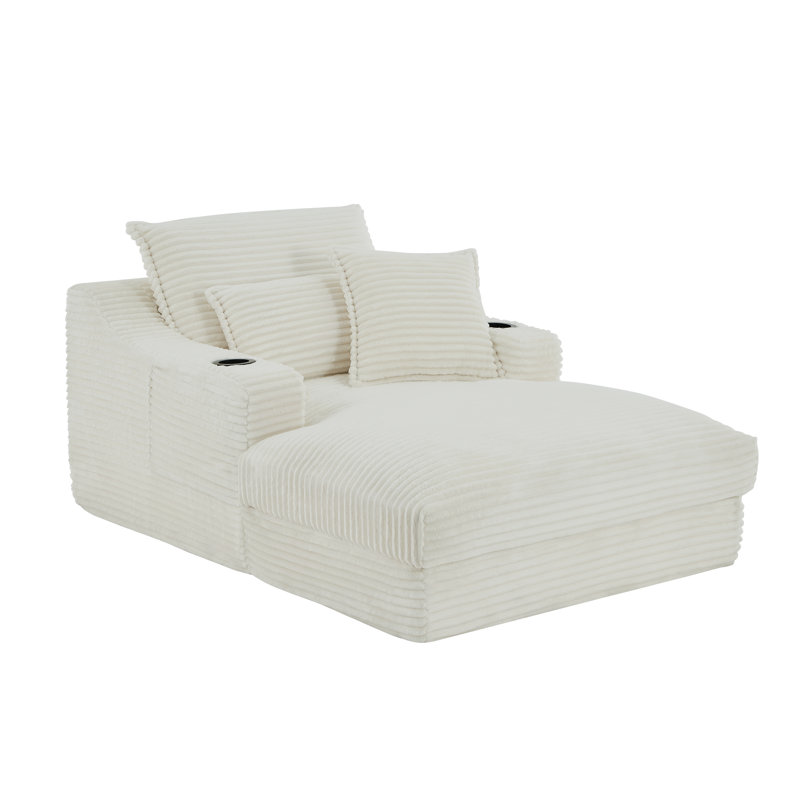 Chaise longue, Blanc