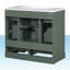Meuble-lavabo simple 36 po avec plateau en céramique Raedon-436235596-436235598