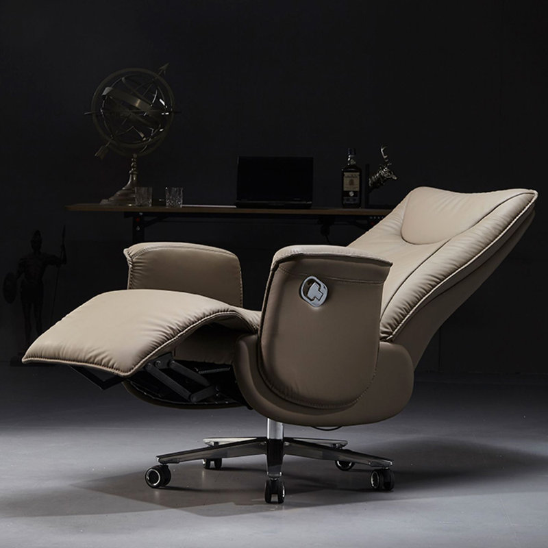 Chaise de bureau ergonomique à hauteur réglable, Gris