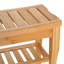 Banc de douche, tabouret de douche spa avec tablette de rangement en dessous, range-chaussures, banc de chambre