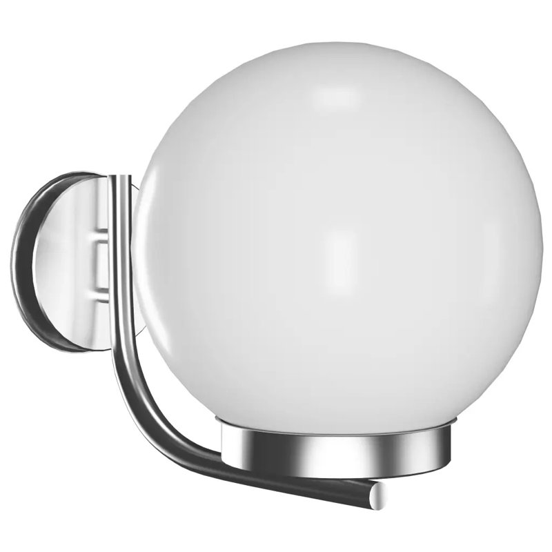 Stainless Steel Hardwired / Plug-in Outdoor Armed Sconce