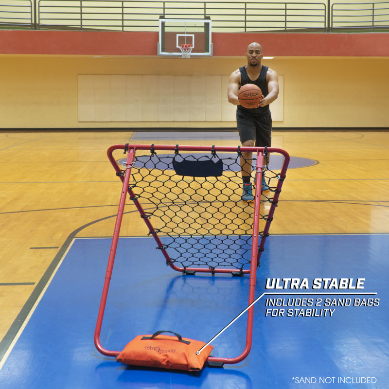 Rebondisseur de basketball avec cadre réglable
