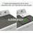Dryer Top Protector Mat With Lint Trap Hole Cut Out Set, 26" X 18" Silicone Dryer Top Protector Mat Non-Slip Waterproof Laundry Dryer Cover(Dark Grey)