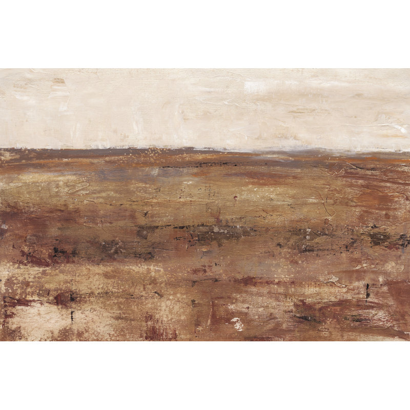 «Rust Terrain I», peinture sur toile, H 32 po x l 48 po