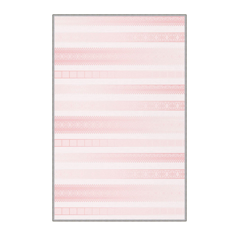 High-Quality 3D Printed Area Rug (2.6 x 4. ft), 1% Polyester, .3 in Pile Height | Antibacterial, Non-Slip PVC Felt Dot Underside | Machine Washable, Elegant Design for Living Room, Bedroom & Office
