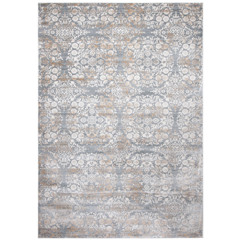 Tapis géométrique Isabella Performance, Rectangle 8 pi x 10 pi