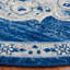 Tapis bleu marine / gris Arvillia-997991847