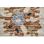 Claymore transitionnel floral et botanique, ivoire / rouge / bleu-97925062